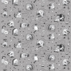 Простыня 1,5-спальная, перкаль, детская расцветка (Мурлыки)
