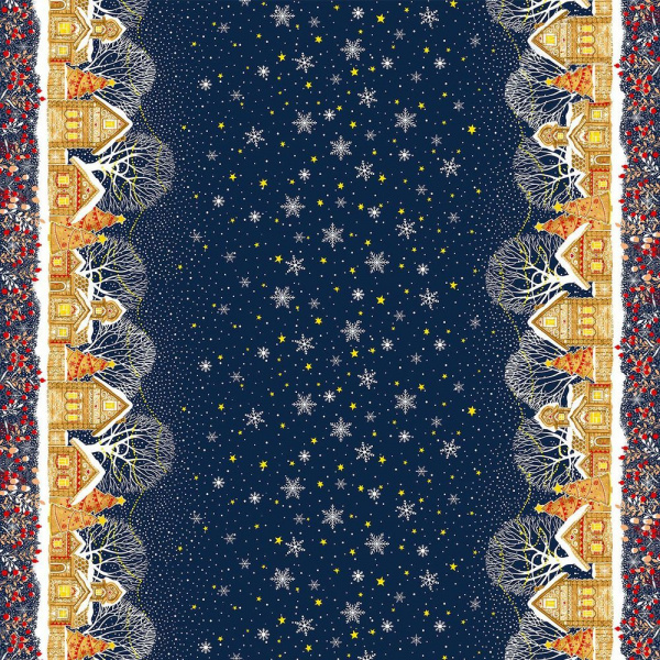 Скатерть 150*180 см, рогожка (Полночь)